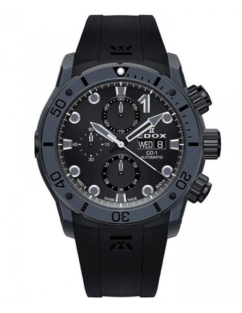 EDOX CO-1 Carbon Chrono Automatic 01125-CLNGN-NING
