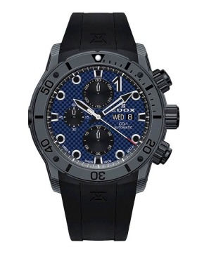 EDOX CO-1 Carbon Chrono Automatic 01125-CLNGN-BUNN