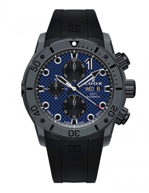 EDOX CO-1 Carbon Chrono Automatic 01125-CLNGN-BUNN