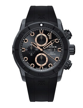 EDOX CO-1 Carbon Chrono Automatic 01125-CCN-NR