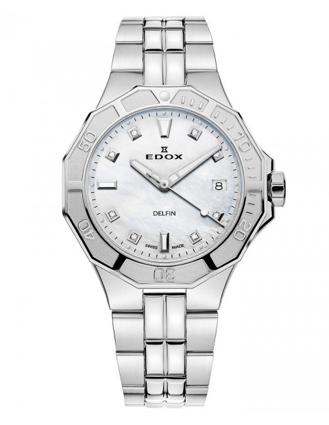 EDOX Delfin The Original Diver Lady Diamonds 53020-3M-NADN
