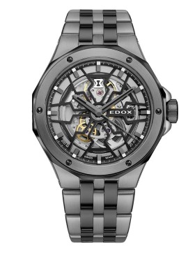 EDOX Delfin Mecano Skeleton 85303-357GNM-NGN