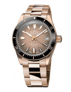 EDOX Skydiver Automatic Lady 80131-37RNM-VDBEI