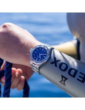 EDOX Delfin The Original Diver Lady Diamonds 53020-3M-BUDDR