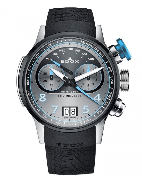 EDOX Chronorally Titanium 38003-TINBU-GNBU