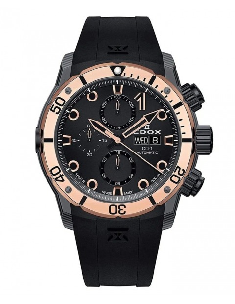 EDOX CO-1 Carbon Chrono Automatic 01125-CLN5N-NIR