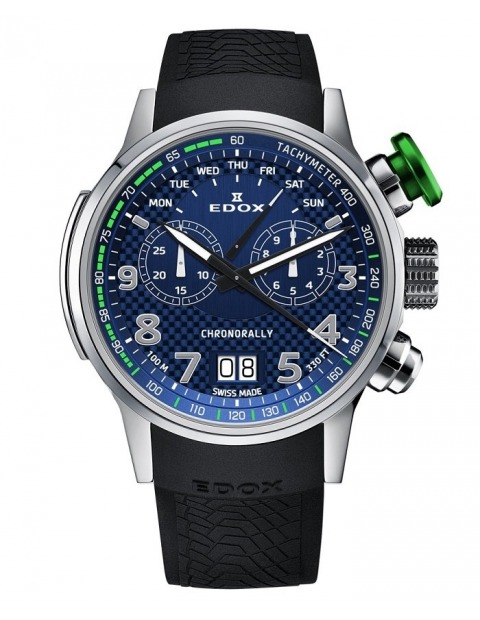 EDOX Chronorally Titanium 38001-TINV-BUV3