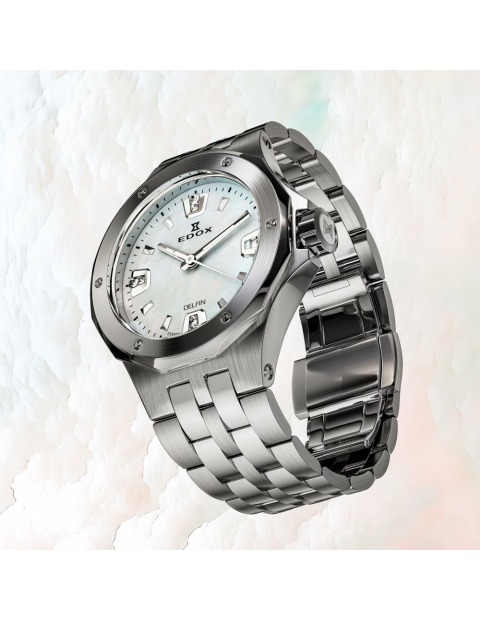 EDOX Delfin Diver Lady Diamonds 53100-3M-NAND