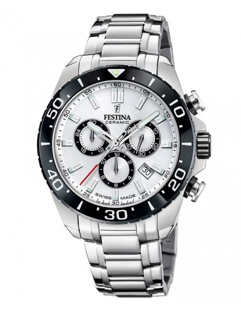 Festina Ceramic Chrono Swiss Made F20042/1