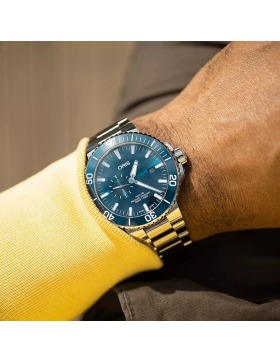 ORIS Aquis Small Second Date 01-743-7733-4155-07-8-24-05PEB